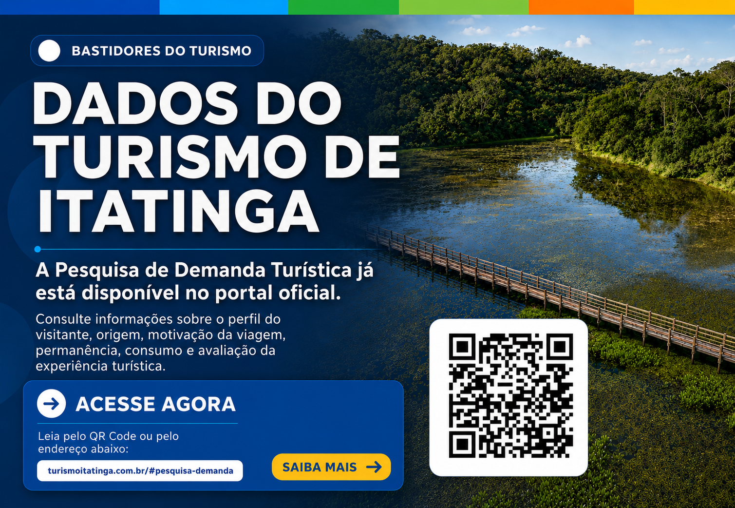 Os dados do turismo de Itatinga já estão disponíveis